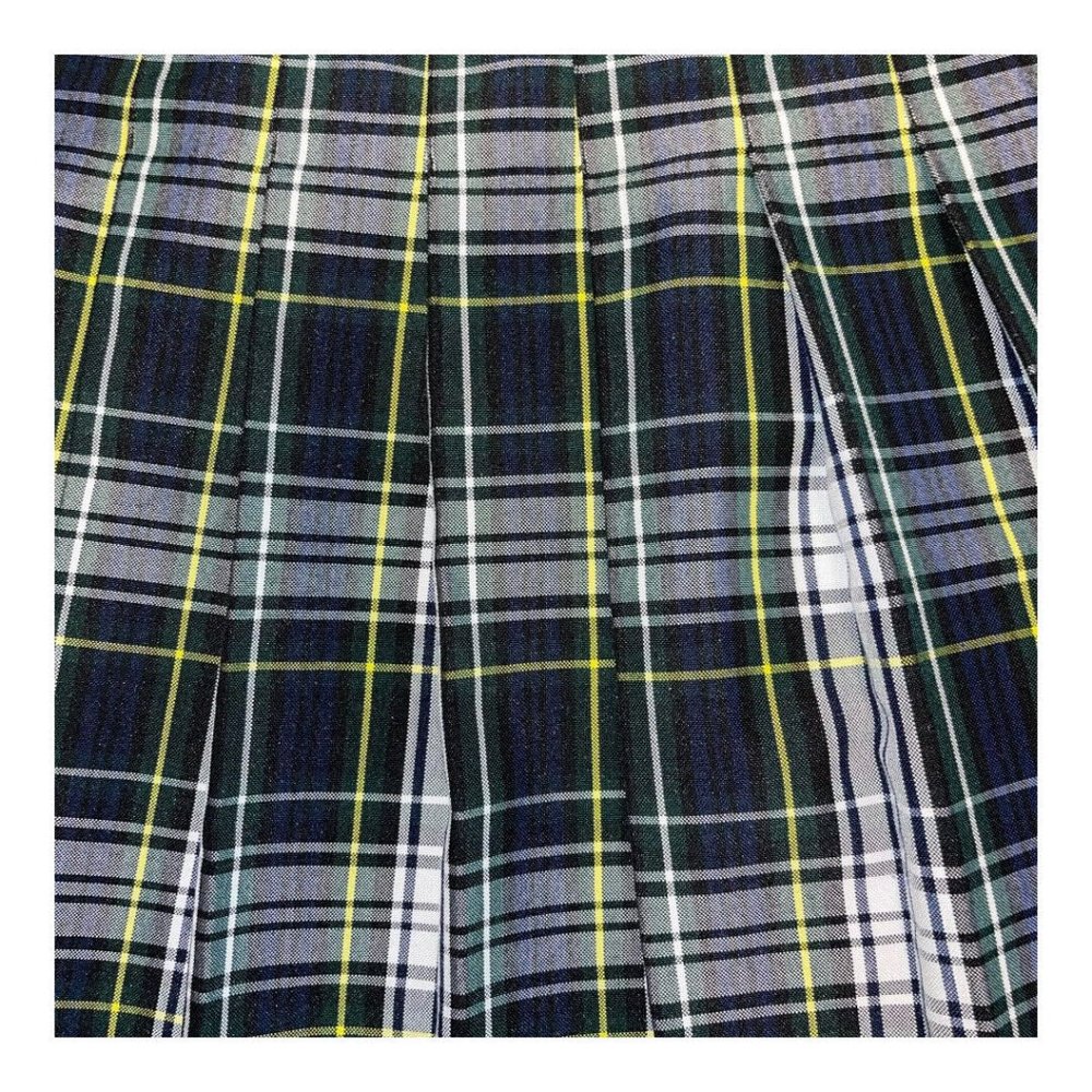 Flynn OHara Wrap Around Kilt Skirt 42 Pleated Academia Green School Uniform NEW - Picture 5 of 6